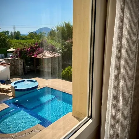 With Pool In Dalyan, The Paradise Town Of Mugla, Caretta *